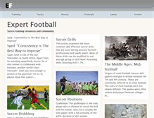 Tablet Screenshot of expertfootball.com